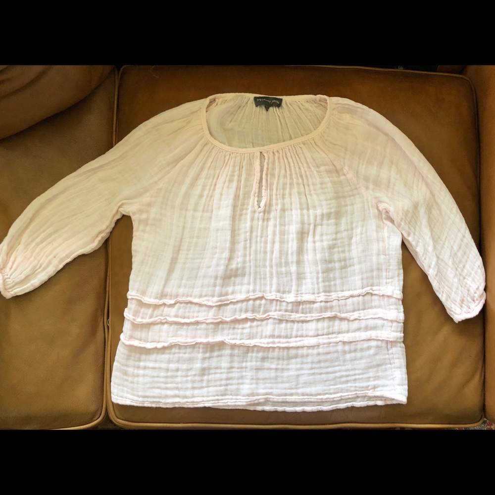 Light pink blouse